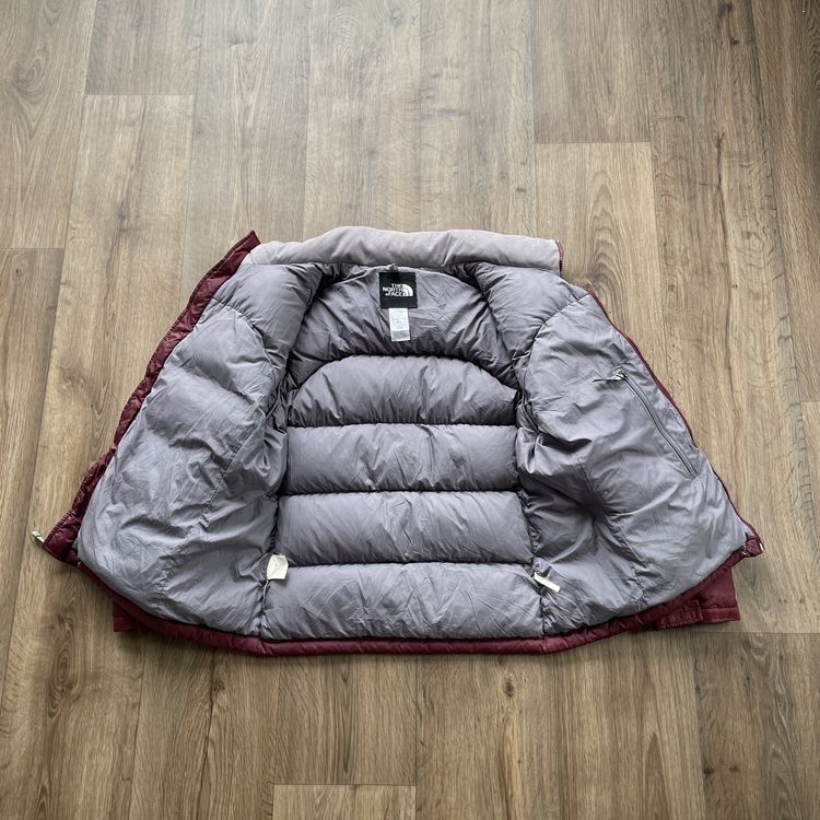 North Face 700 Maroon Puffer Jacket image 3
